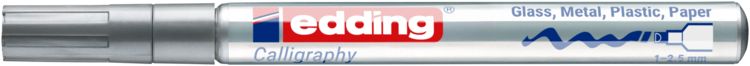 Produktbild: EDDING&reg; Paint Marker 753 Calligraphy, silber metallic