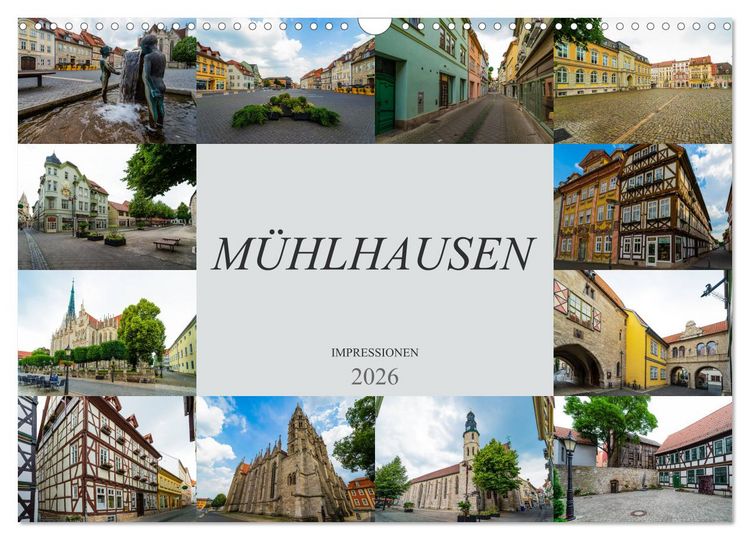 Produktbild: M&uuml;hlhausen Impressionen (Wandkalender 2026 DIN A3 quer), CALVENDO Monatskalender