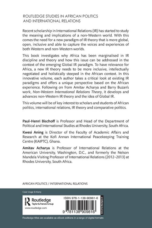 Produktbild: Africa in Global International Relations