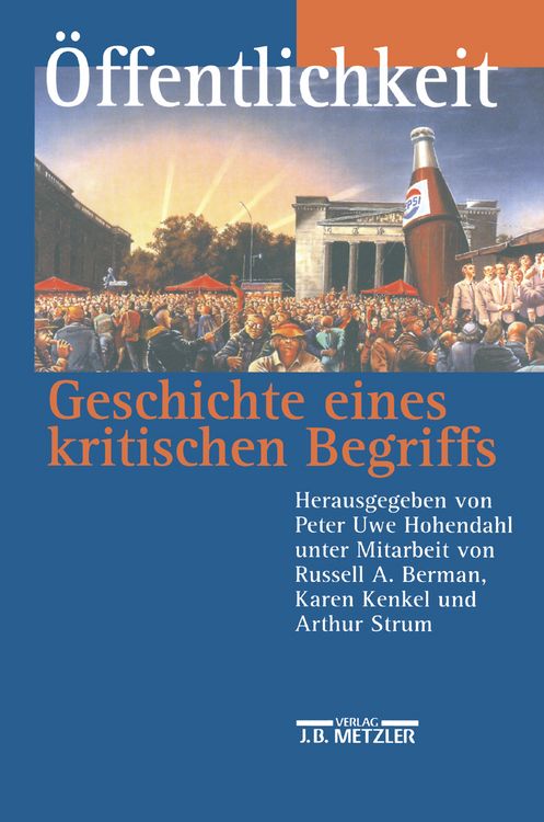 Produktbild: &Ouml;ffentlichkeit - Geschichte eines kritischen Begriffs