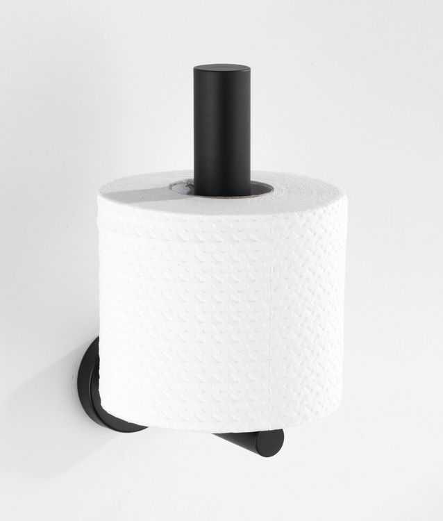 Produktbild: Toilettenpapier-Ersatzrollenhalter Mod. Bosio Black, rostfrei