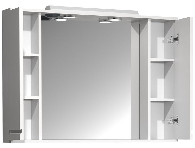 Produktbild: Spiegelschrank Bad Spiegel Beleuchtung Silora XL
