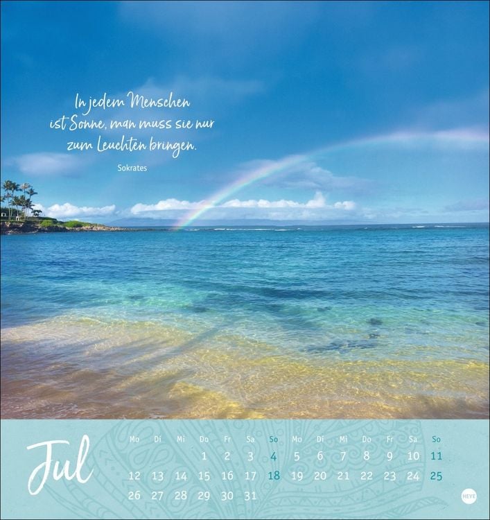 Produktbild: Tage voller Gl&uuml;ck Postkartenkalender 2027