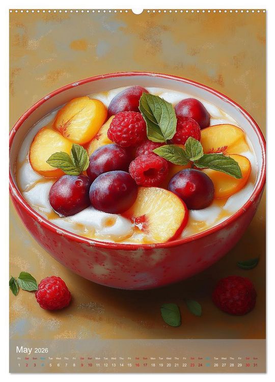 Produktbild: Smoothie Bowl Bliss (Wall Calendar 2026 DIN A2 portrait), CALVENDO 12 Month Wall Calendar