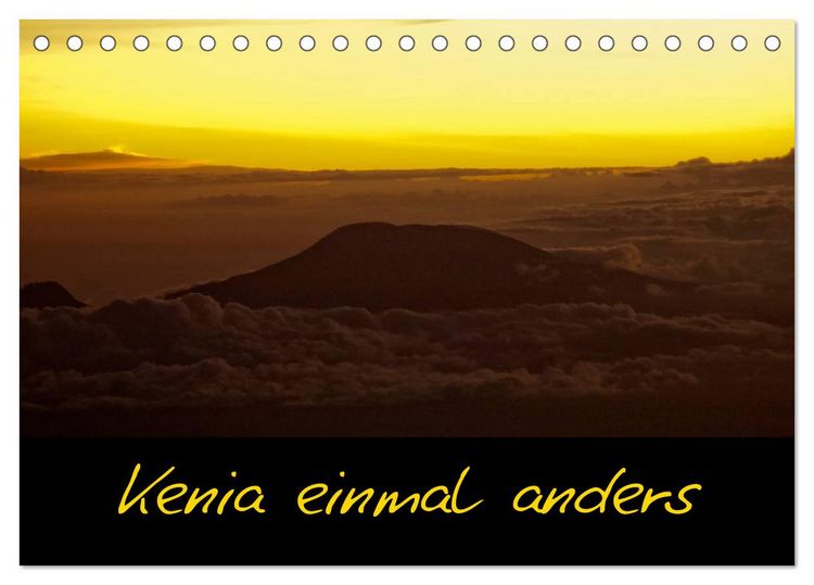 Produktbild: Kenia einmal anders (Tischkalender 2026 DIN A5 quer), CALVENDO Monatskalender
