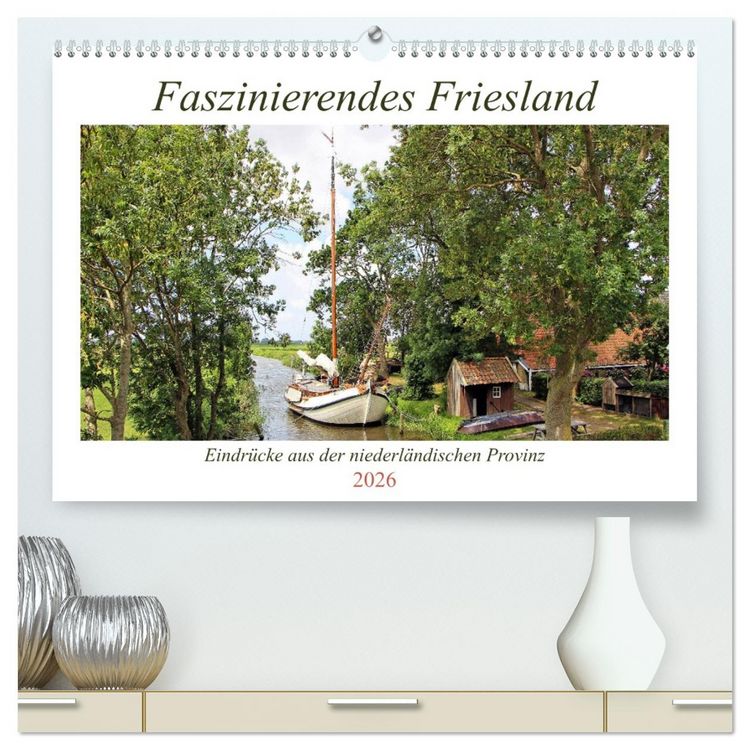 Produktbild: Faszinierendes Friesland (hochwertiger Premium Wandkalender 2026 DIN A2 quer), Kunstdruck in Hochglanz