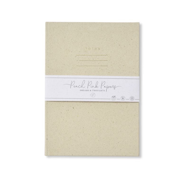 Produktbild: Recycled Paper Notizbuch, gras, 14x20cm, 96 Seiten, liniert
