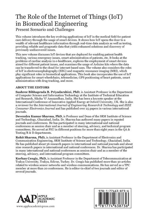 Produktbild: The Role of the Internet of Things (IoT) in Biomedical Engineering