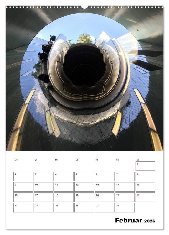 Produktbild: The tiny world of HAMBURG (Wandkalender 2026 DIN A2 hoch), CALVENDO Monatskalender
