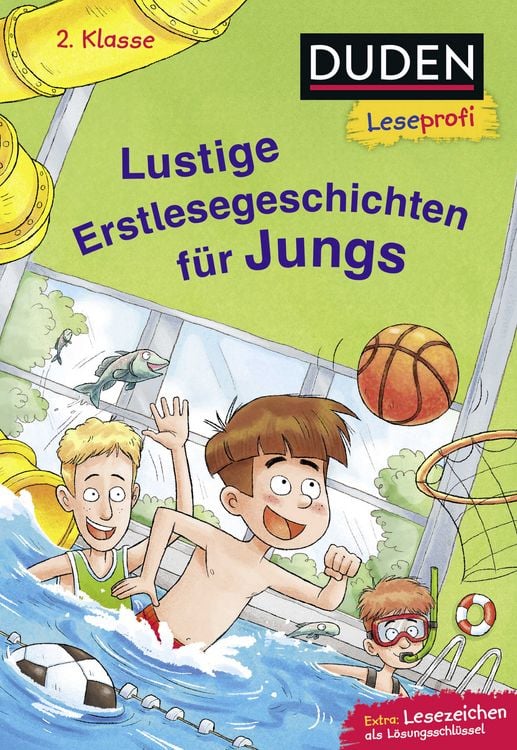 Produktbild: Duden Leseprofi &ndash; Lustige Erstlesegeschichten f&uuml;r Jungs, 2. Klasse (Doppelband)