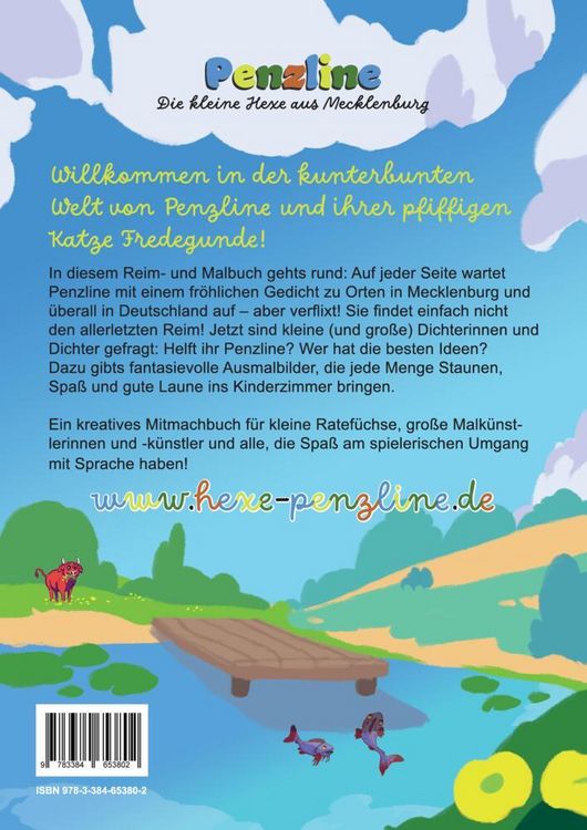 Produktbild: Penzlines Reim- und Malbuch