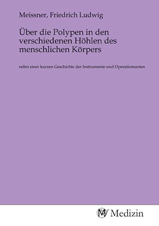 Produktbild: &Uuml;ber die Polypen in den verschiedenen H&ouml;hlen des menschlichen K&ouml;rpers
