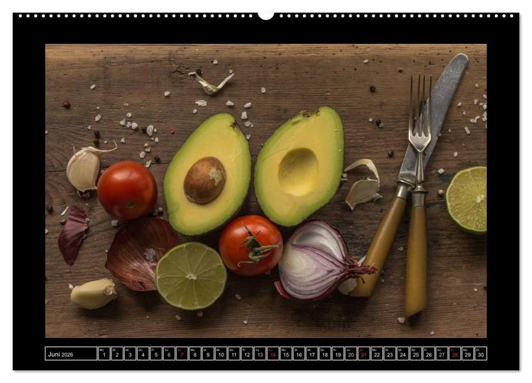 Produktbild: Delikatessen aus der K&uuml;che (hochwertiger Premium Wandkalender 2026 DIN A2 quer), Kunstdruck in Hochglanz