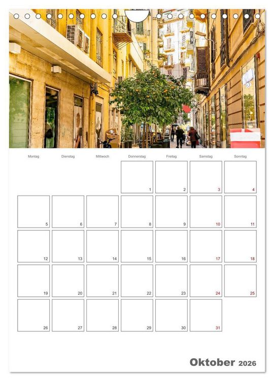 Produktbild: Palermo - Reiseziel auf Sizilien (Wandkalender 2026 DIN A4 hoch), CALVENDO Monatskalender