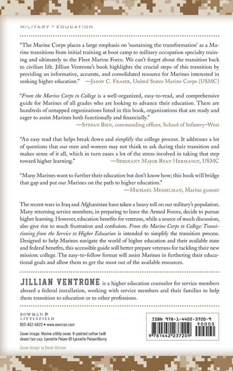 Produktbild: From the Marine Corps to College