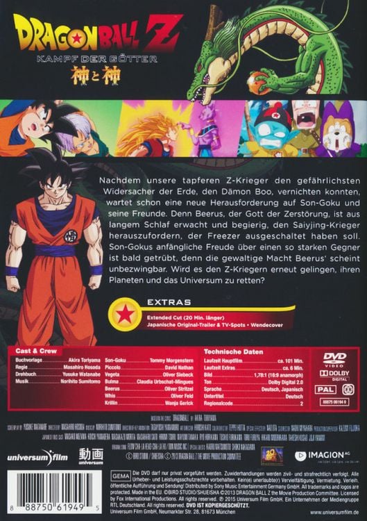 Produktbild: Dragonball Z - Kampf der G&ouml;tter