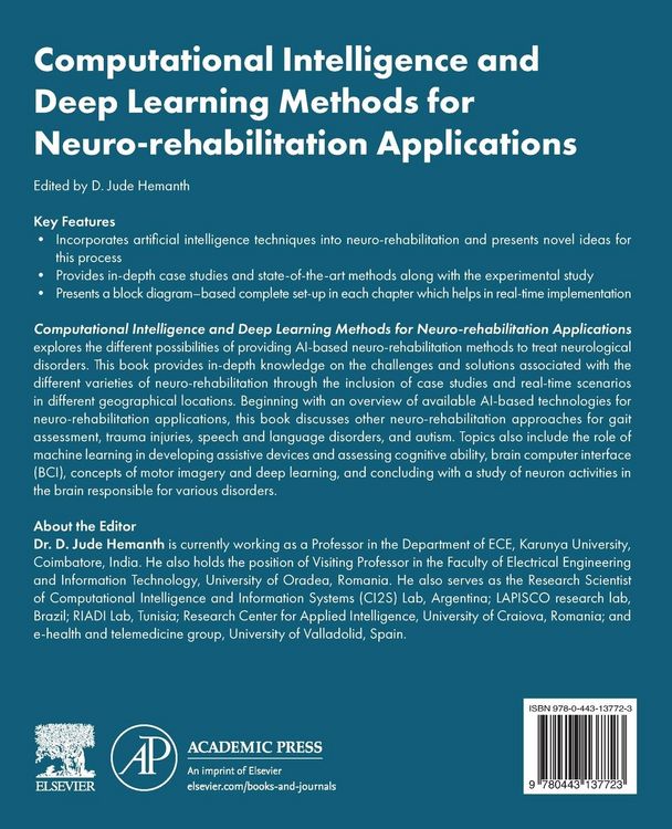 Produktbild: Computational Intelligence and Deep Learning Methods for Neuro-rehabilitation Applications