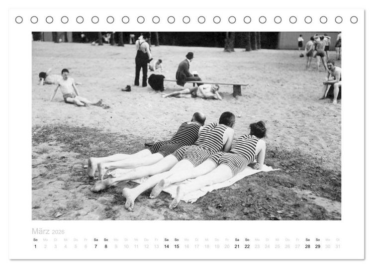 Produktbild: Sommer, Strand und Mode - gen&uuml;&szlig;liche Stunden (Tischkalender 2026 DIN A5 quer), CALVENDO Monatskalender
