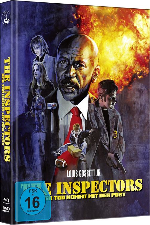 Produktbild: The Inspectors - Der Tod kommt mit der Post (Uncut Limited Mediabook, in HD neu abgetastet, Blu-ray+DVD+Booklet)