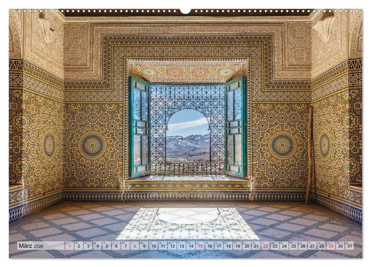 Produktbild: Marokko: Marrakesch, Atlas, Sahara, F&egrave;s (hochwertiger Premium Wandkalender 2026 DIN A2 quer), Kunstdruck in Hochglanz