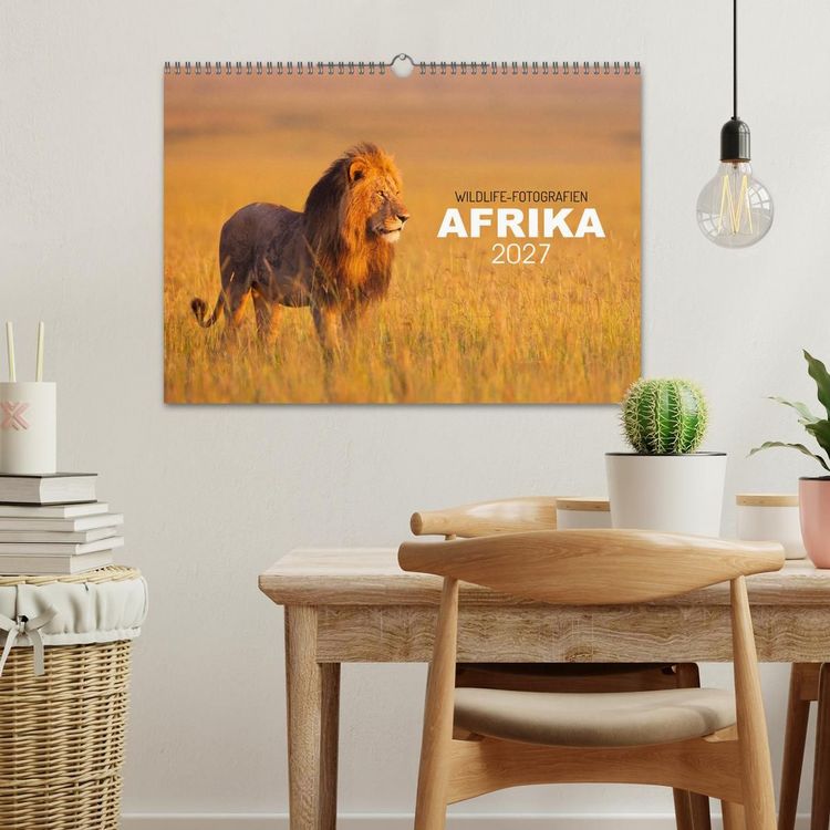 Produktbild: Afrika Wildlife-Fotografien (Wandkalender 2027 DIN A3 quer), CALVENDO Monatskalender