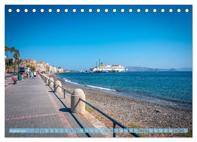 Produktbild: Insel Kos in Griechenland (Tischkalender 2026 DIN A5 quer), CALVENDO Monatskalender