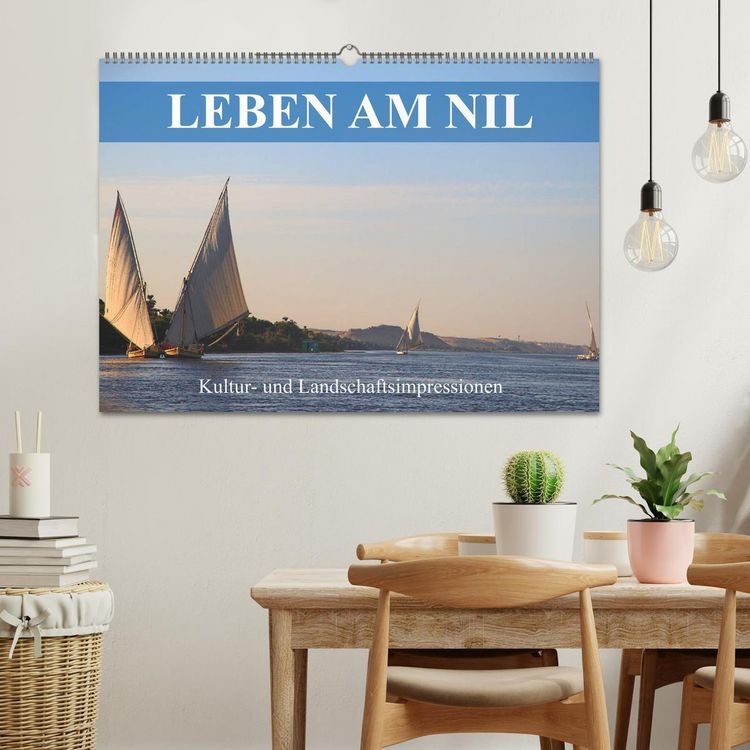 Produktbild: Leben am Nil - Kultur- und Landschaftsimpressionen (Wandkalender 2026 DIN A2 quer), CALVENDO Monatskalender