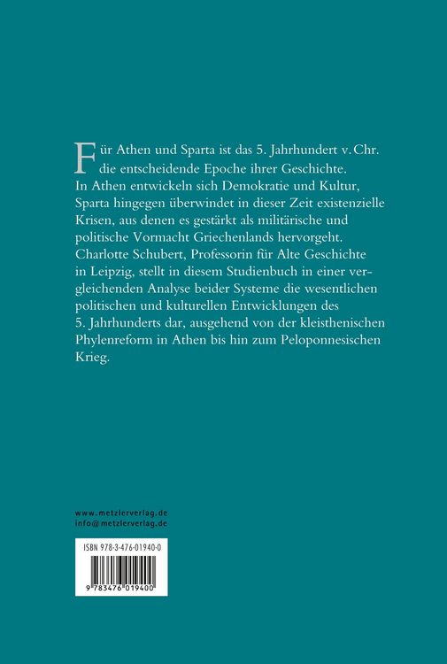 Produktbild: Athen und Sparta in klassischer Zeit