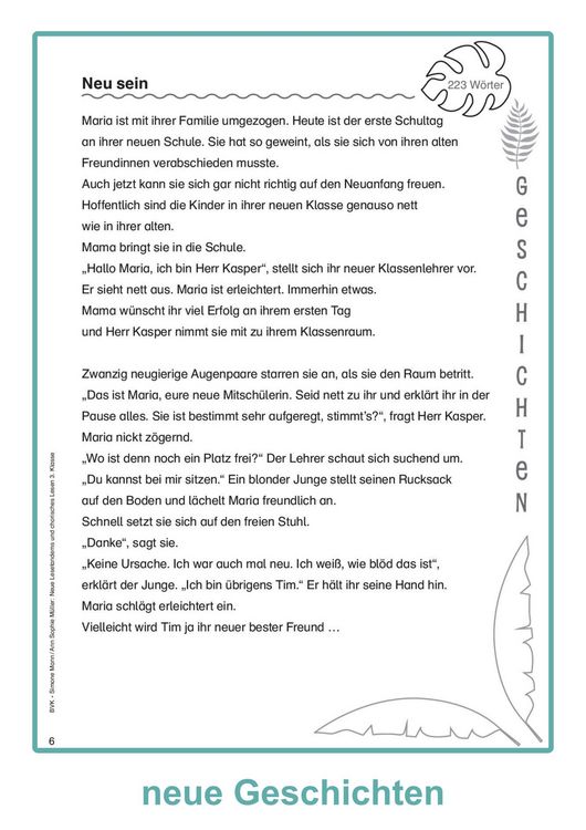 Produktbild: Neue Lesetandems und chorisches Lesen 3. Klasse