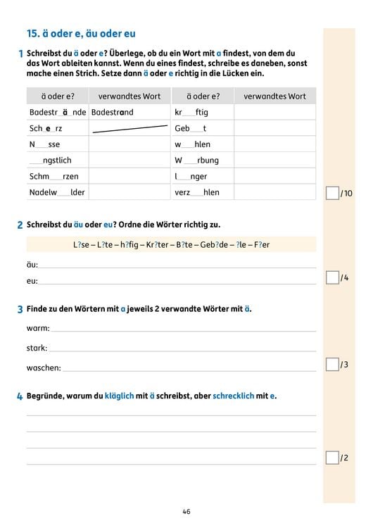 Produktbild: &Uuml;bungsheft mit Tests in Deutsch 4. Klasse