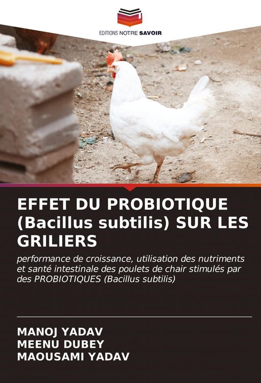 Produktbild: EFFET DU PROBIOTIQUE (Bacillus subtilis) SUR LES GRILIERS