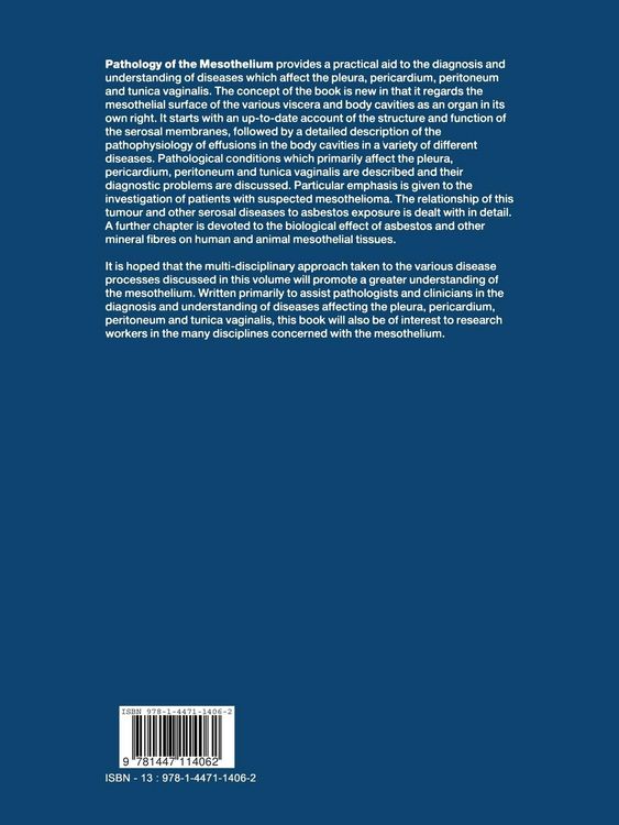Produktbild: Pathology of the Mesothelium