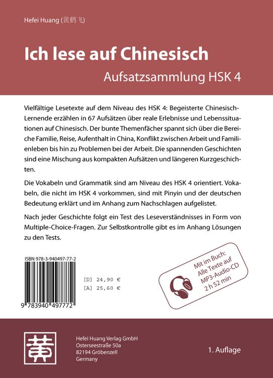 Produktbild: Ich lese auf Chinesisch HSK 4