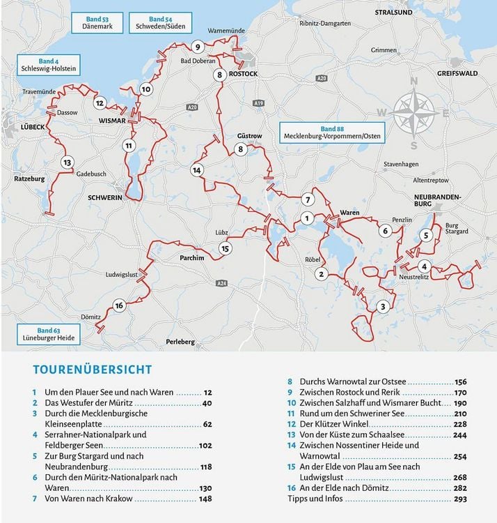 Produktbild: Entdeckertouren mit dem Wohnmobil Mecklenburg-Vorpommern Der Westen