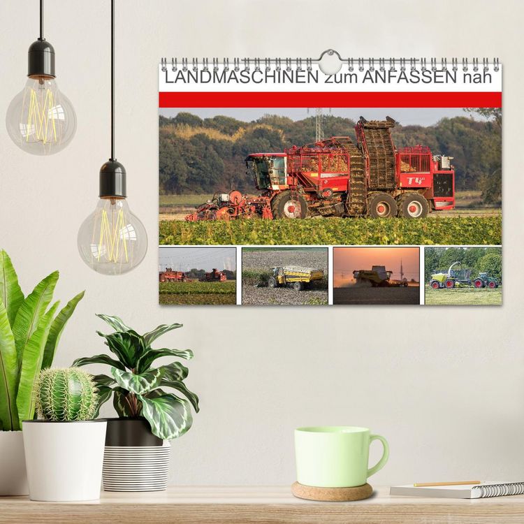 Produktbild: Landmaschinen zum Anfassen nah (Wandkalender 2026 DIN A4 quer), CALVENDO Monatskalender