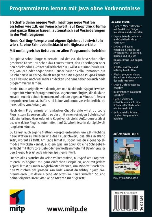 Produktbild: Let‘s Play.Programmieren lernen mit Java und Minecraft