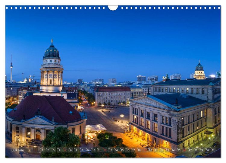 Produktbild: Berlin von oben (Wandkalender 2026 DIN A3 quer), CALVENDO Monatskalender