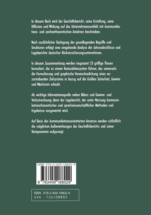 Produktbild: Die Messung des Unternehmenserfolgs auf Basis einer kommunikationstheoretisch begr&uuml;ndeten Jahresabschlu&szlig;analyse