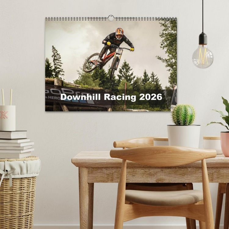 Produktbild: Downhill Racing 2026 (Wandkalender 2026 DIN A3 quer), CALVENDO Monatskalender