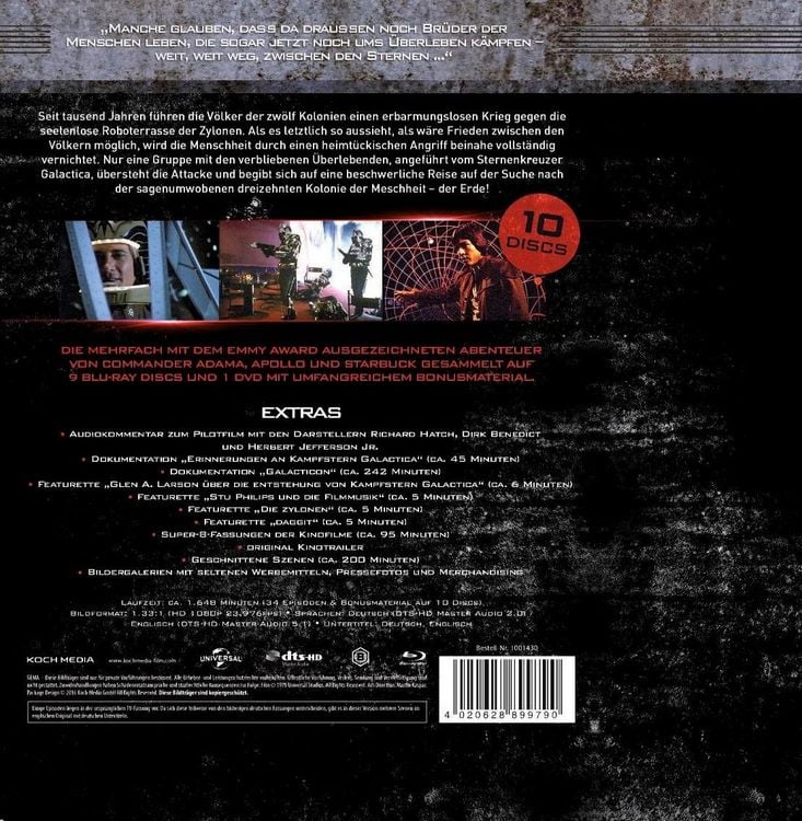 Produktbild: Kampfstern Galactica - Superbox (Keepcase) (13 DVDs)