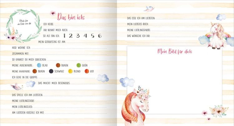 Produktbild: Meine ersten Freunde &ndash; Einh&ouml;rner (Aquarell-Optik)