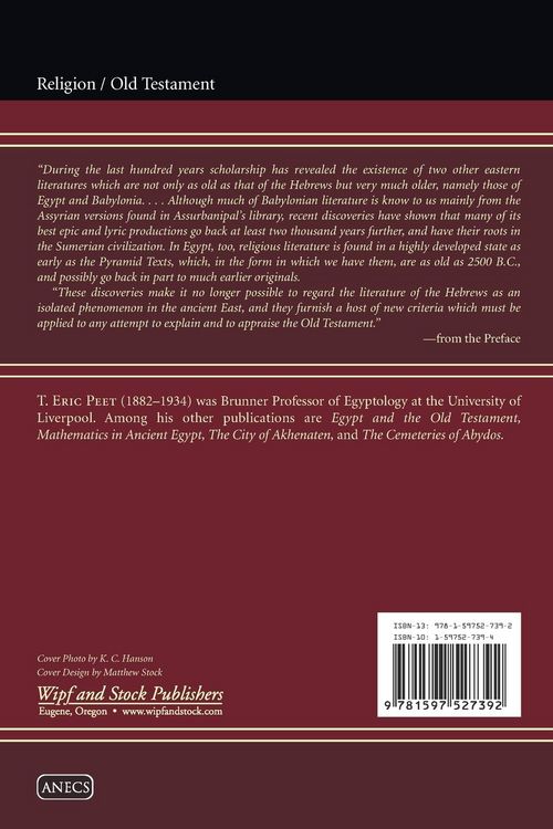 Produktbild: A Comparative Study of the Literatures of Egypt, Palestine, and Mesopotamia