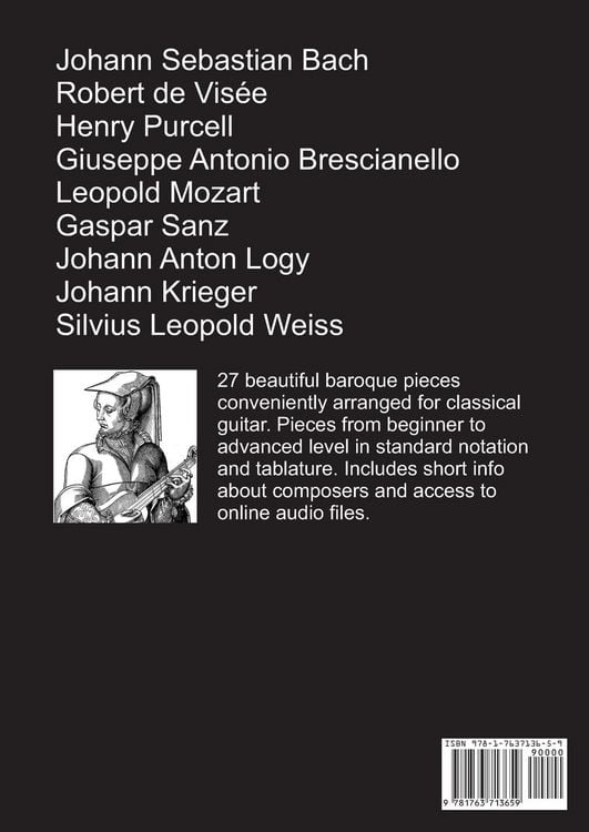Produktbild: Baroque Pieces for Classical Guitar
