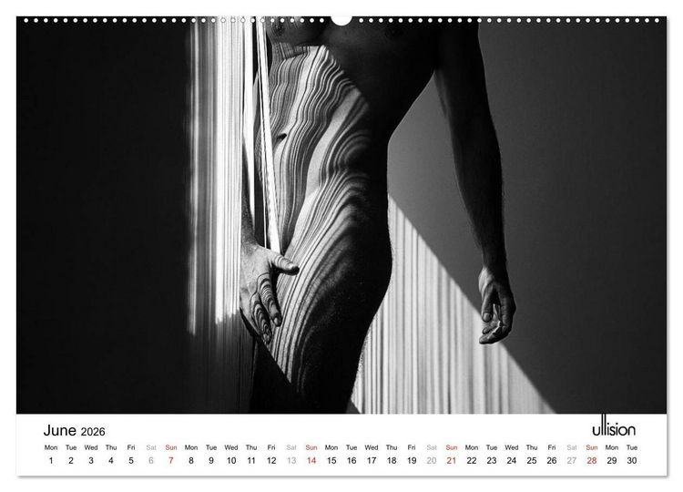 Produktbild: Male Nude Art (High Quality Premium Wall Calendar 2026 DIN A2 landscape),CALVENDO 12 Month Wall Calendar