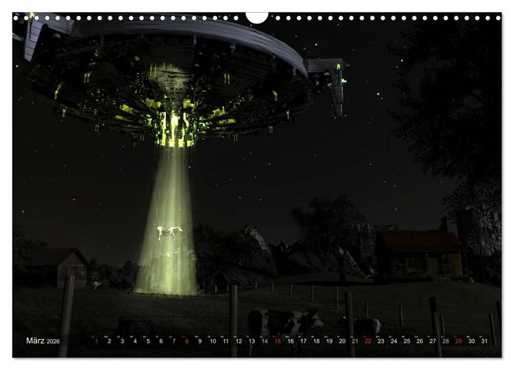 Produktbild: Planetare Traumwelten (Wandkalender 2026 DIN A3 quer), CALVENDO Monatskalender