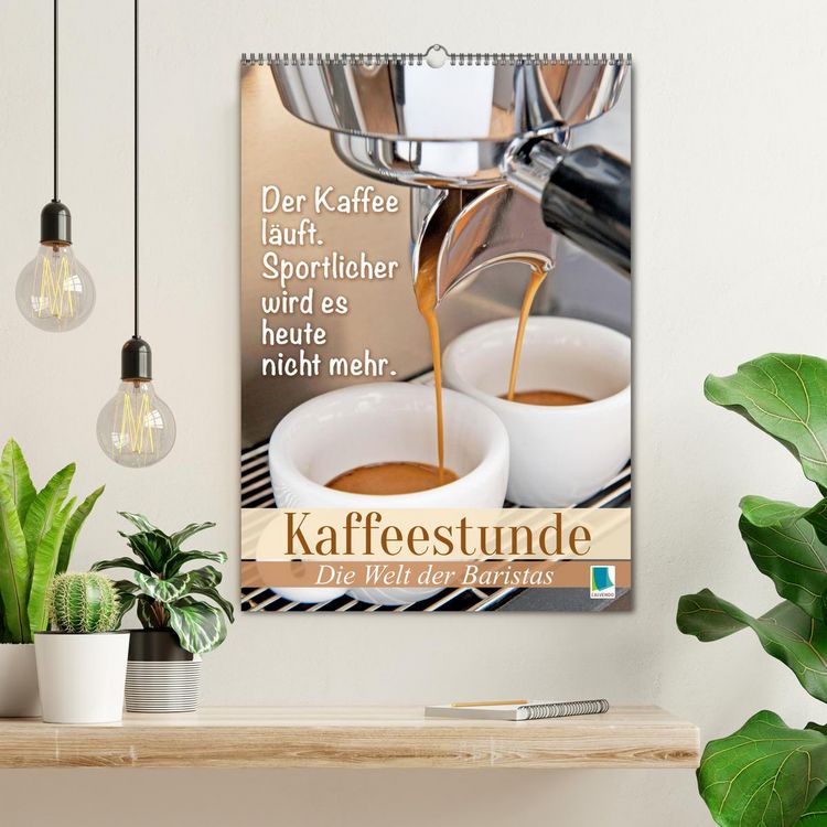 Produktbild: Kaffeestunde: Die Welt der Baristas (Wandkalender 2026 DIN A2 hoch), CALVENDO Monatskalender