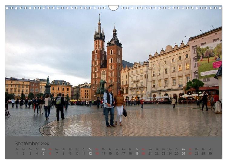 Produktbild: Altst&auml;dte in Polen (Wandkalender 2026 DIN A3 quer), CALVENDO Monatskalender