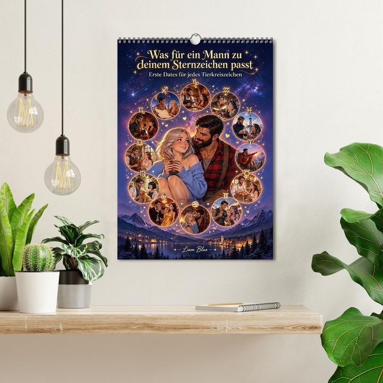 Produktbild: Was f&uuml;r ein Mann zu deinem Sternzeichen passt (Wandkalender 2027 DIN A3 hoch), CALVENDO Monatskalender