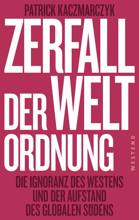 Produktbild: Zerfall der Weltordnung