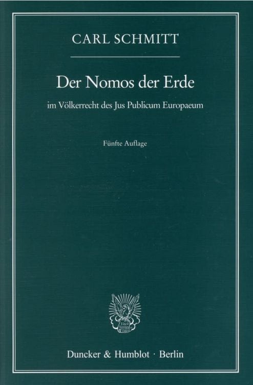 Produktbild: Der Nomos der Erde